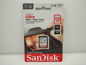  未開封品・未使用品　SDXCカード　128GB　SanDisk　Ultra　メモリーカード　SDカード