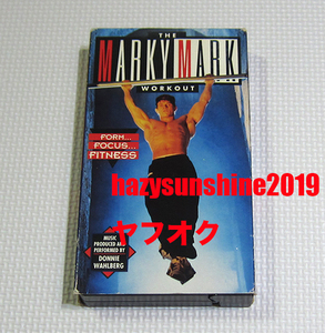 マーキー・マーク MARKY MARK VHS VIDEO ビデオ WORKOUT ワークアウト DONNIE WALBERG NEW KIDS ON THE BLOCK