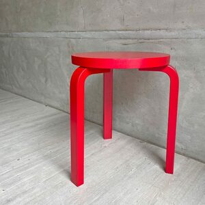 ♪ アルテック artek スツール60 Stool60 ラッカーレッド アルヴァ・アアルト フィンランド 北欧家具 廃番カラー