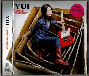 CD★YUI／I LOVED YESTERDAY★レンタル盤