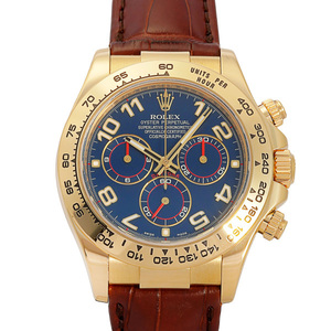 ロレックス ROLEX コスモグラフ デイトナ 116518 ブルー/アラビア文字盤 中古 腕時計 メンズ