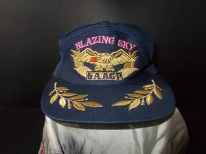 BLAZING SKY 日本製 L キャップ 帽子 海上自衛隊 軍 ネイビー ミリタリー 中古