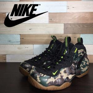 NIKE AIR FOAMPOSITE PRO PRM LE ナイキ エアフォーム ポジット プロ プレミアム カモフラ 27.5cm U07539 587547-300