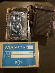 MAMIYAFLEX 二眼レフカメラ ケース 箱付き マミヤフレックス