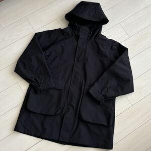 美品 B:MING by BEAMS 3レイヤー モッズコート S ブラック 撥水加工 オーバーサイズ 22aw 軽量 92-19-0003-147 ビーミングバイビームス