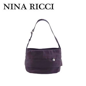 ニナ リッチ ショルダーバッグ ワンショルダー バッグ レディース ロゴチャーム付き ティアード NINA RICCI 中古