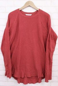 2T2202■UNUSED 17ss long sleeve waffle long t-shirt US0780 アンユーズド ワッフルTシャツ