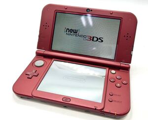 中古品 ゲーム ニンテンドー3DS LL 本体 new RED-001 レッド 動作品 初期化済み