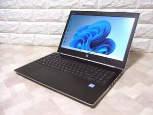 第7世代　Core i5-7200U　M.2 SSD-500GB/メモリー8GB 【HP ProBook 450 G5】 フルHD/Win11/office2019 