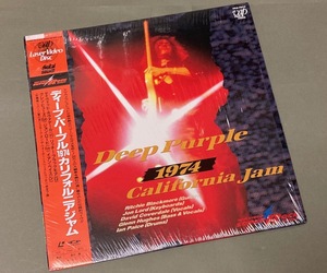 LD(美品)［ディープ・パープル 1974 カリフォルニアジャム Deep Purple］帯付・国内盤 シュリンク付