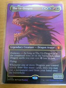 ★☆MTG CMM 《始祖ドラゴン/The Ur-Dragon》 テクスチャーFOIL 英語版 ☆★