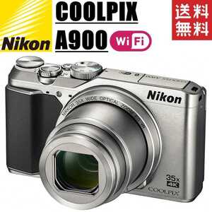 ニコン Nikon COOLPIX A900 クールピクス シルバー コンパクトデジタルカメラ コンデジ カメラ 中古