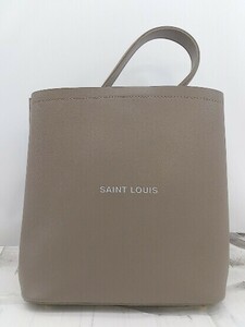 ◇ SAINT LOUIS 2WAY ショルダー ハンド バッグ ベージュ レディース E