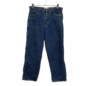 OLD MILL デニムパンツ W38 ブルー ビッグサイズ 裏起毛 古着卸 アメリカ仕入 2305-621