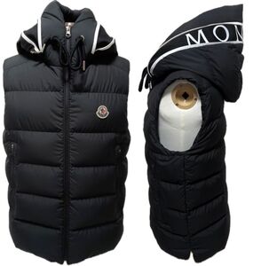 2023年 MONCLER モンクレール カルダミン CARDAMINE BLACK size 1 ダウンベスト クリーニング済み