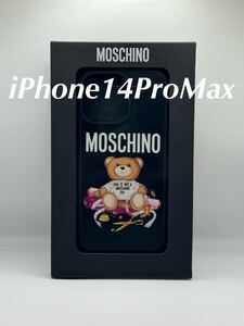 本物★モスキーノMOSCHINO iPhone14ProMax用ケース、アイフォーンカバー