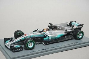 Spark スパーク 1/43 メルセデス AMG F1 W08 L.ハミルトン 優勝 中国GP 2017 #44 ※アンテナ欠品 / フロントウイング接着跡有り S5030