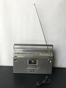 A11189○National ナショナル FM/AM ラジオ カセットレコーダー ラジカセ RX-5300 ラジオOK レトロ アンティーク 240624