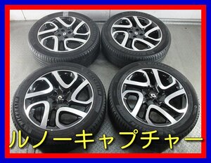 ■中古タイヤホイール■　ルノーキャプチャー 純正 17インチ 6.5J +40 4H 100 MICHELIN PRIMACY4 205/55R17 95V 激安 送料無料 K411