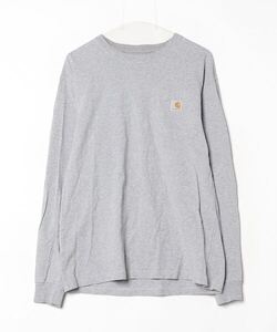 「Carhartt」 長袖Tシャツ MEDIUM グレー メンズ