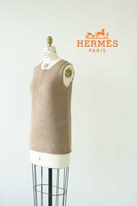 HERMES by Martin Margiela エルメス マルタン マルジェラ期 リネン ニット ベスト size S 0521539