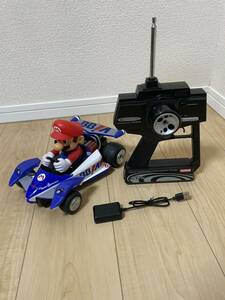 京商マリオカートサーキットRC 改 電源7.2V 27Mhzレシーバー組込ラジコン