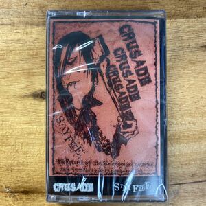 [即決][送料無料] CRUSADE「STAY FREE」限定カセットテープ 未開封新品 disclose bastard framtid gloom gism gauze sob sds death side