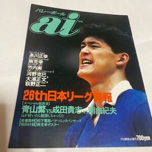 平成5年　バレーボールai 中垣内祐一　泉川正幸　南克幸　青山繁　竹内実　荻野正二　河野克巳　大浦正文　成田貴志