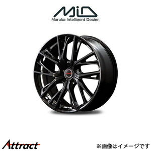 MID ヴァーテックワン グレイブ アルミホイール 4本 MPV LY3P(18×7J 5-114.3 INSET48 ダイヤモンドブラック)VERTEC ONE GLAIVE