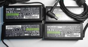 4個セット Sony 65W 19.5V 3.3A VGP-AC19V48 ACアダプタ