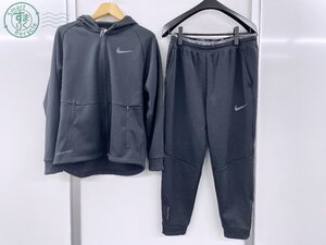 BA0101099　△NIKE ナイキ DD2125-010 XL フーディジャケット スポーツウェア セットアップ NP TF THERMA-FIT ブラック 中古