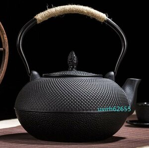 新品★老鉄瓶★在庫わずか★3L大容量 鋳鉄製ティーポット純粋な手水を沸かして茶を煮る茶具