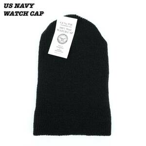 US NAVY WATCH CAP ① アメリカ海軍 ウール ニットキャップ ウォッチキャップ 新品 民製品