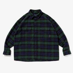 希少★新品本物【緑★サイズ2】★VANING CHECK LS SHIRT バニングチェック シャツ 正規店購入 ディセンダント 入手困難 DESCENDANT 2020A/W