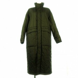 オーラリー AURALEE サイズ0 XS A21AC02LN SUPER LIGHT AIRY NYLON PADDED COAT カーキ レディース 21AW/ロンハーマン/for Ron Herman