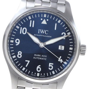 IWC SCHAFFHAUSEN IW327014 マークXVIII プティプランス デイト 自動巻き メンズ 良品 保証書付き_820618