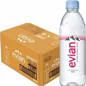 Evian(エビアン) 伊藤園 evian 硬水 ミネラルウォーター ペットボトル 500ml×24本 正規輸入品