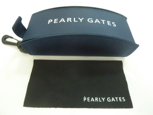 ts102 新品未使用品　パーリーゲイツ PEARLY GATES メガネケース サングラスケース メガネ拭き付 フック付 ケース 眼鏡 ゴルフ用品　 GOLF