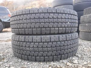 送料無料●東北 関東限定 鉄ホイール 4t 6H-222.25 2本 9分山 20年 TOYO 245/70R19.5 136/134j 19.5インチ●34098