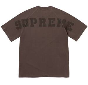 【新品】Supreme Stencil Thermal S/S Top COLOR/STYLE：Brown SIZE：Medium