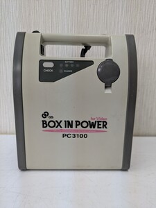 ヤ60 BOXINPOWER for Video PC3100 ポータブル電源 バッテリー 本体のみ ジャンク 動作未確認 日本電池 BOX IN POWER