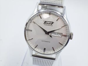 358342【1円スタート】TISSOT ティソ 稼働品 T019.430 ヘリテージ ヴィソデイト メンズ 時計 自動巻き ケース38mm