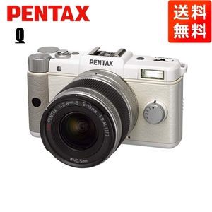 ペンタックス PENTAX Q 5-15mm 02 レンズキット ホワイト ミラーレス一眼レフ カメラ 中古