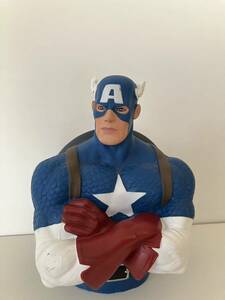 Captain America(キャプテン アメリカ)/PVC Bust Bank・バスト バンク(BANK・貯金箱)/アメコミ