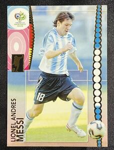 サッカーカード トレーディングカード PANINI FIFA WORLD CUP GERMANY 2006 リオネル ・ メッシ / ワールドカップ 初出場 / 美品