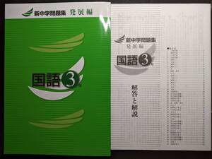 新中学問題集 国語 中3 発展編 解答付