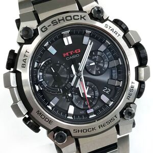 超美品 最新モデル CASIO カシオ G-SHOCK ジーショック MT-G 腕時計 MTG-B3000D-1AJF 電波ソーラー スマホリンク 軽量化モデル 動作OK