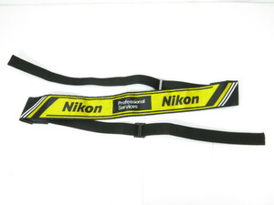【 美品 】Nikon Professional Services プロストレンズ用 ストラップ 幅約44ｍｍ 紐幅約20ｍｍ ニコン [管NI1893]