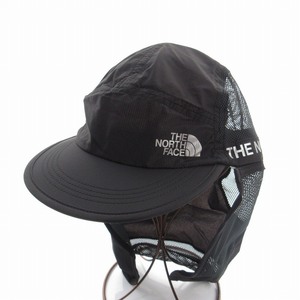 未使用品 ザノースフェイス THE NORTH FACE タグ付き RUN SHIELD CAP ランシールドキャップ 黒 ブラック 白 ホワイト NN02377