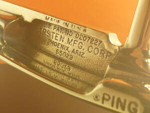 ★PING OLD ANSER KARSTEN★ロイアルグリップ★正規品★ブロンズ＆ミラー★３４1/2インチ★ソリッド入り★レフティー★